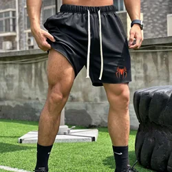 Leisure Sports Shorts, Summer Men's Jogging, Outdoor Exercise Elastic Edge Shorts Gym Trend Casual Bottoms