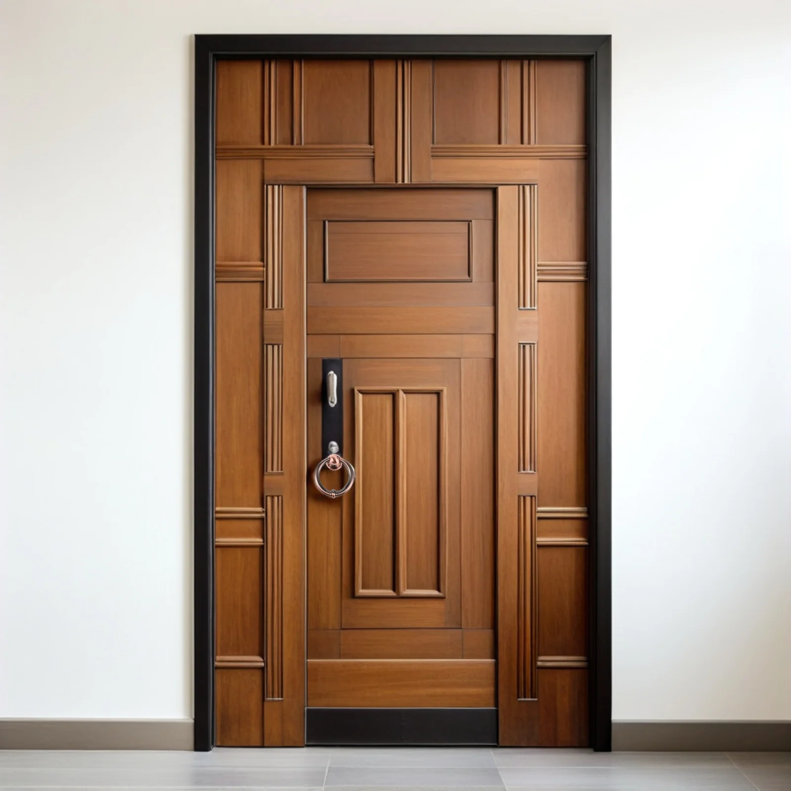 

Vintage Ring Door Knocker Heavy Duty Zinc Alloy Exterior Front Door Hardware Round Pull Handle For Wooden Metal Gate Barn