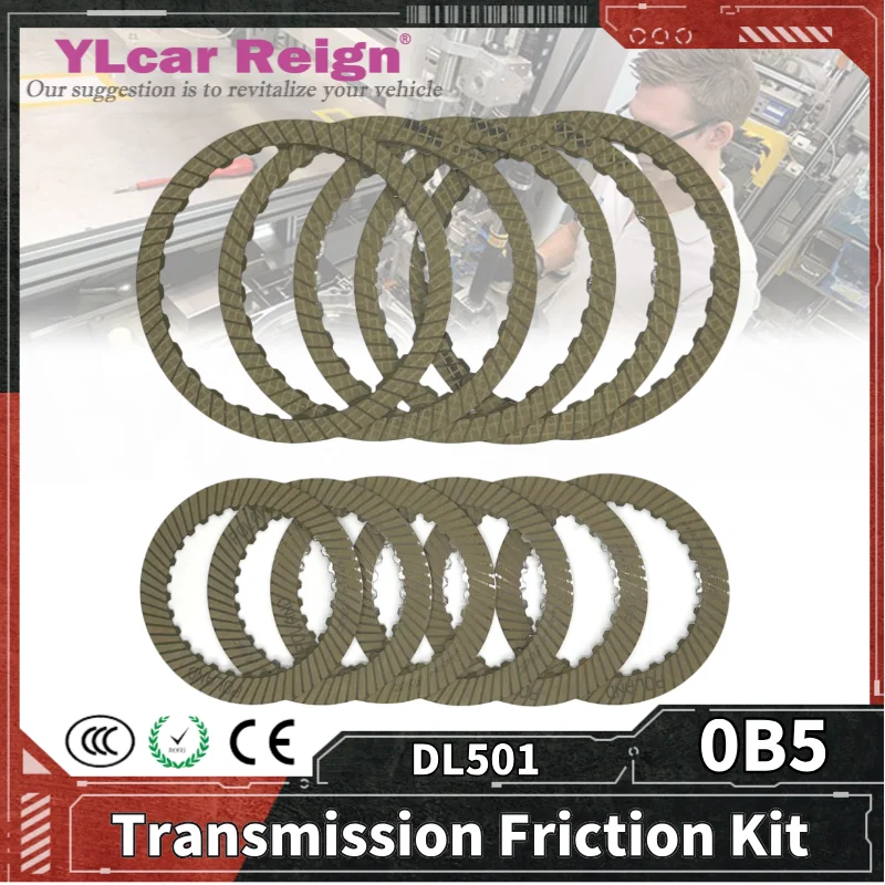 0B5 DL501 New Original Borg Warner Automatic Transmission Friction Kit Wet Dual Clutch Plates Friction Kit For Audi A4 A5 A6 A7