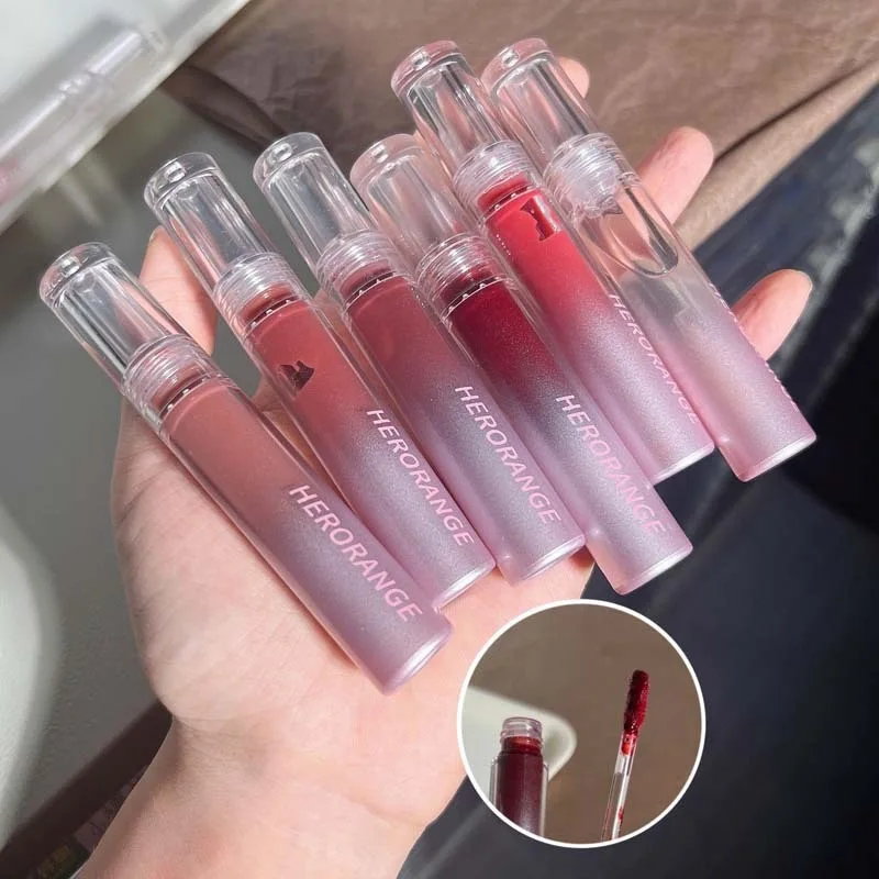 Spiegel Lipgloss Hydraterende Vloeibare Lippenstift Cosmetica Waterdichte Non-Stick Cup Sexy Vrouwen Lip Tint Lip Glazuur Koreaanse Make-Up