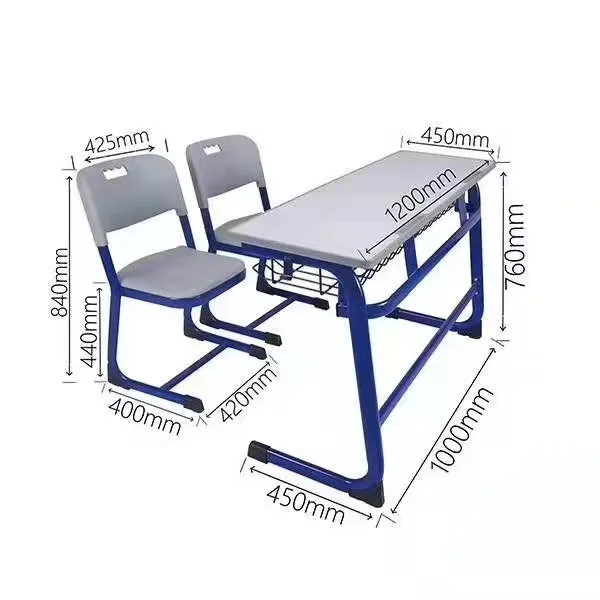 

Double desks and chairs Student desks and chairs One-piece double study table Training table Writing table and chairs