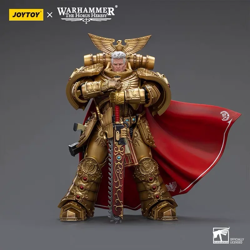 【Accessoires】Figurines d'action Joytoy Warhammer 1/18 Imperial Fists Rogal Dorn, Primarque de la VIIe Légion, modèle de jouet de 3,75 pouces