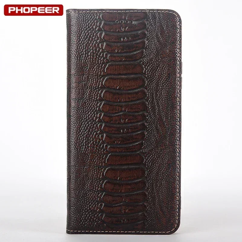 Genuine Leather Case For Xiaomi Poco M6 Pro X3 NFC X4 X5 X6 Pro X 5 F 5G M4 M5 S Pro Poco X5 F5 55 C51 50 Flip Wallet Phone Case