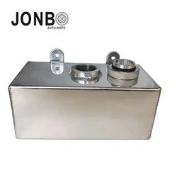 JONBO NEW  Universal 2L Aluminium Alloy Mirror polished windscreen Washer Bottle Intercooler Spray Tank