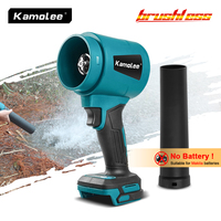 Kamolee 400M/S Turbo Jet Fan 3000W Cordless Electric Air Blower Violent Handheld Power Tool for Makita 18V Battery