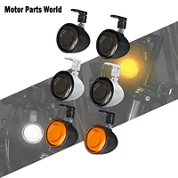Luces LED Delanteras para Motocicleta con Luz de Posición Integrada para Harley Touring Road King Softail Sportster 1986-2024