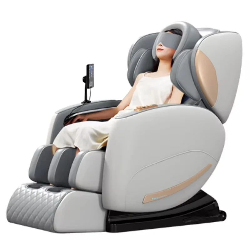 

Full Body Zero Gravity Electric Roller Massage ChairDeluxe Heated Touch ScreenMultiple Shortcut Buttons Support Voice