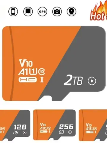 2TB TF SD Card Memory Card High Speed TF/SD 128GB 256GB 512GB 1TB Mini Memory Card Class 10 For Camera/Phone/Computer 2026