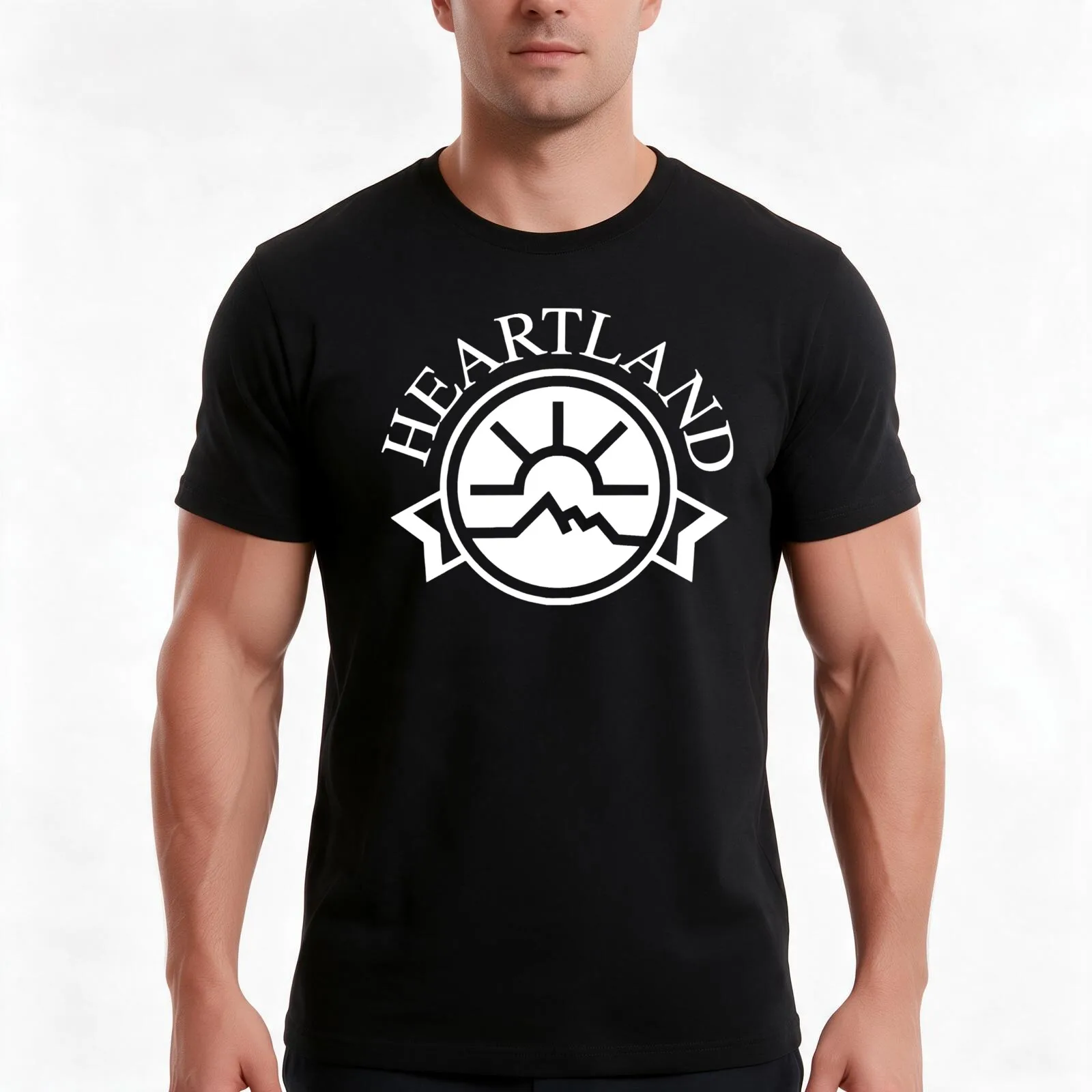 Heartland,heartland ranch, heartland ranch alberta T-Shirt, Summer Casual Cotton Tee, Oversized Streetwear Tops, 100% Cotton