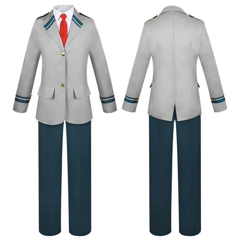 Disfraz de Cosplay de Anime My Hero Academia, Ochaco Uraraka, Izuku Midoriya, Uniforme Escolar Unisex Estilo Japonés, Conjunto de Uniforme JK para Halloween yy:89