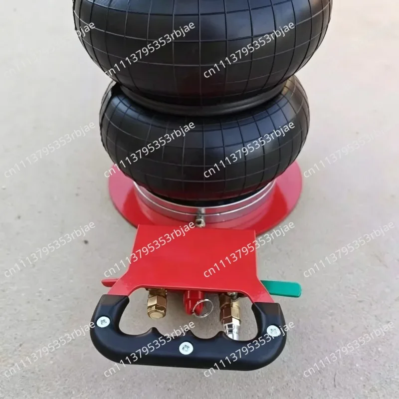 Portable 3-ton pneumatic top horizontal jack escape self-rescue equipment lifting tool