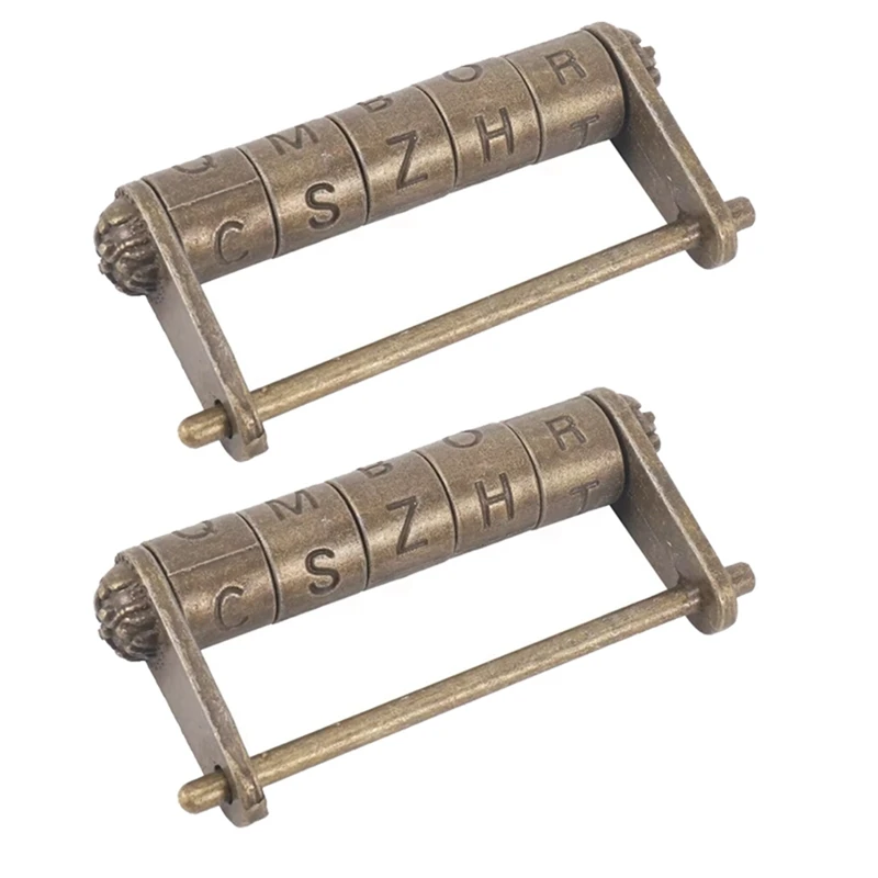 

HOT! Antique Chinese Lock Combination Lock Decorative Lock Lock Jewelry Box Lock Suitable For Cabinet Drawer