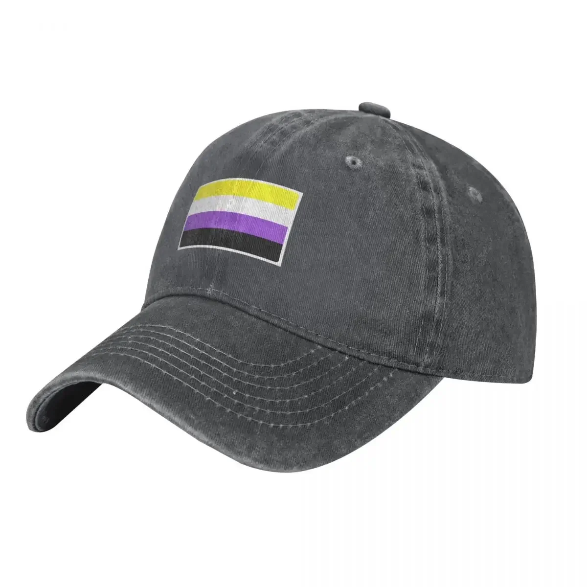 Non-Binary Flag Baseball Cap summer hat Sun Cap New Hat Ladies Men's