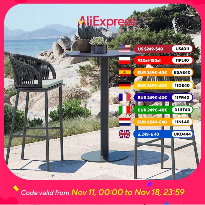 

Outdoor Back Bar Stools Black Minimalist Rattan High Dining Bar Stools Home Kitchen Design Sgabello Cucina Alto Furniture