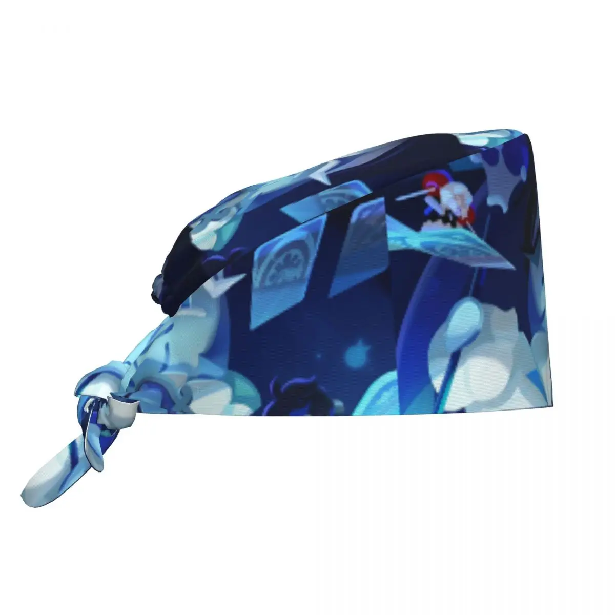 Topi Bedah Brave On X-Cookie Run Kingdom Lab Surgeon, Topi Kerja Medis untuk Pet Grooming Agency, Topi Scrub Vintage untuk Pria dan Wanita