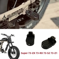 New Fit Super 73-ZX 73-RX 73-S2 73-Z1 Dedicated Rear Passenger Footrest Pedals Foot Pedal For SUPER73 73RX / 73S2 / 73ZX / 73Z1