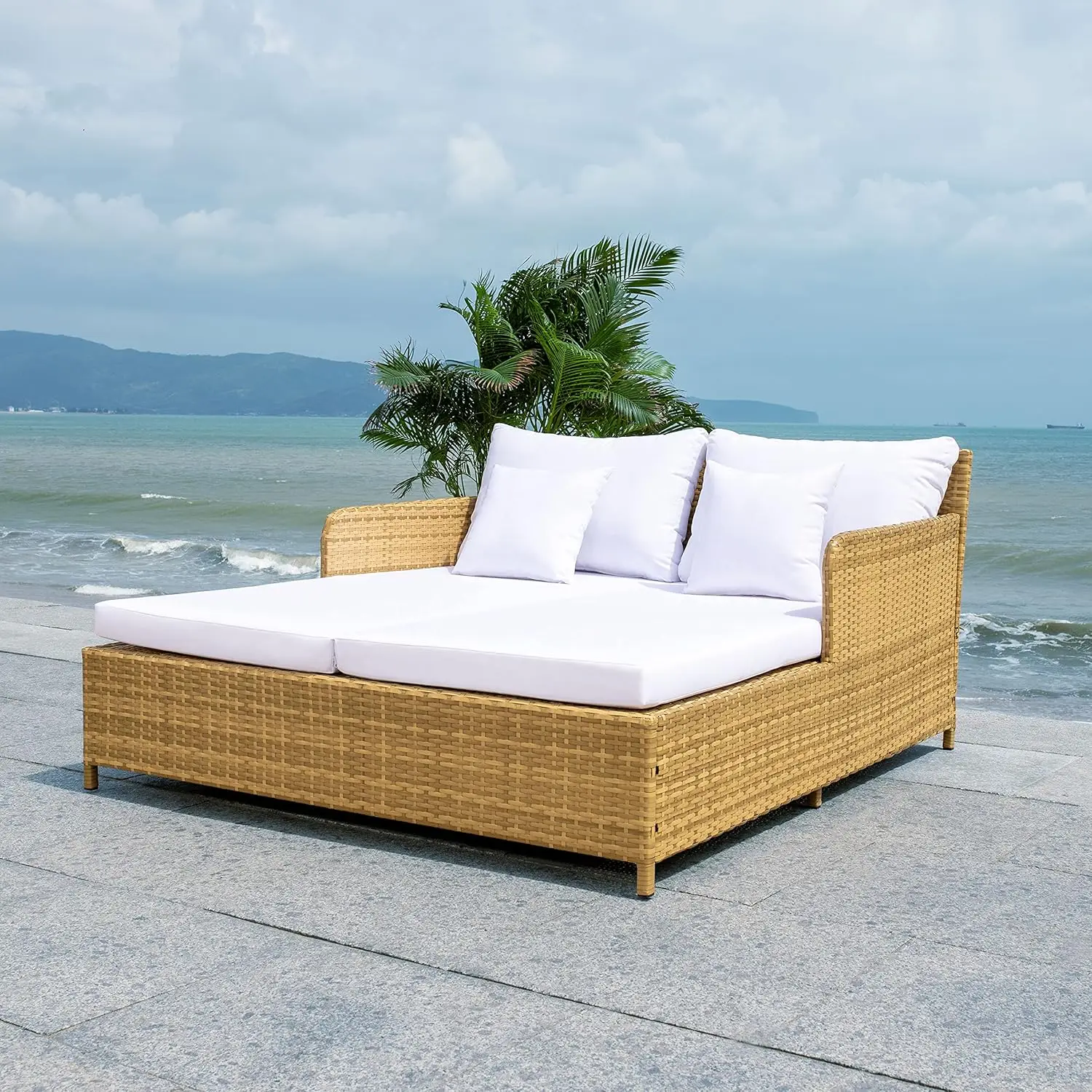 

Outdoor Collection Cadeo NaturalWhite Cushion Daybed PAT7500D