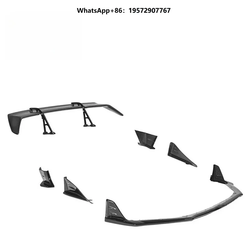 Upgrade STI Style Carbon Fiber Body Kit Front Bumper Lip Rear Diffuser for BRZ 22