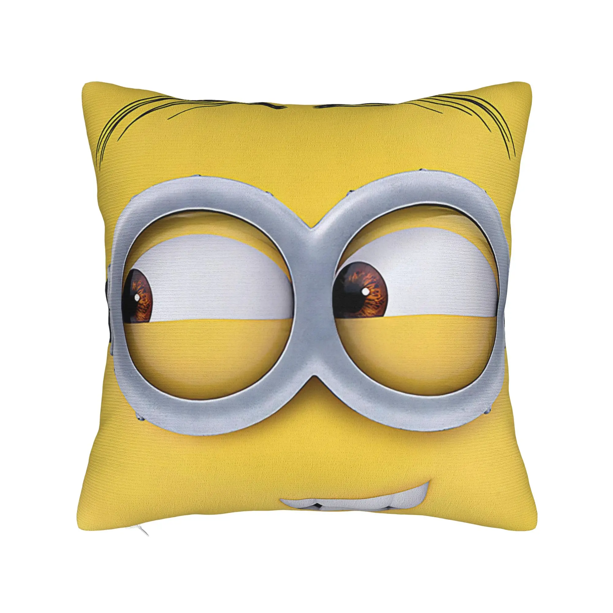 M-Minions-s Cartoon Movie Pillowcase Soft Polyester Cushion Cover Decor  Pillow Case Cover Home Zipper 45X45cm