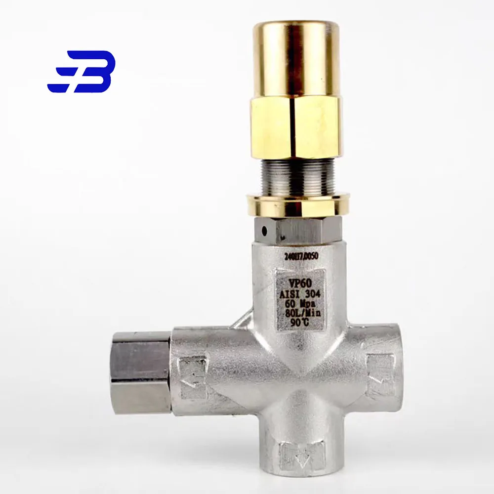 

500-600bar Pressure Washer Adjustable high pressure washer parts regulator bypass pressure washer unloader valve VHP60