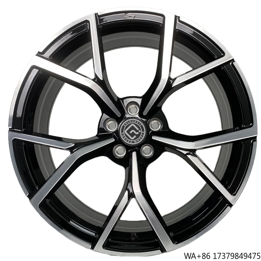 

Factory Direct Custom Forged Wheels Size 20 Inch PCD 5x11 Forged Aluminum Wheels Bright Black Finish Precision Milling Lettering