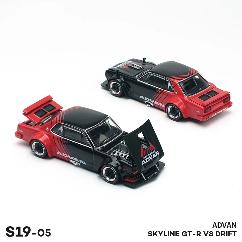 

Масштаб 1:64 Nissan Skyline GT-R V8 Drift S19-05, имитация сплава, модель автомобиля, статический дисплей, коллекционный подарок, игрушка, сувенир, украшение