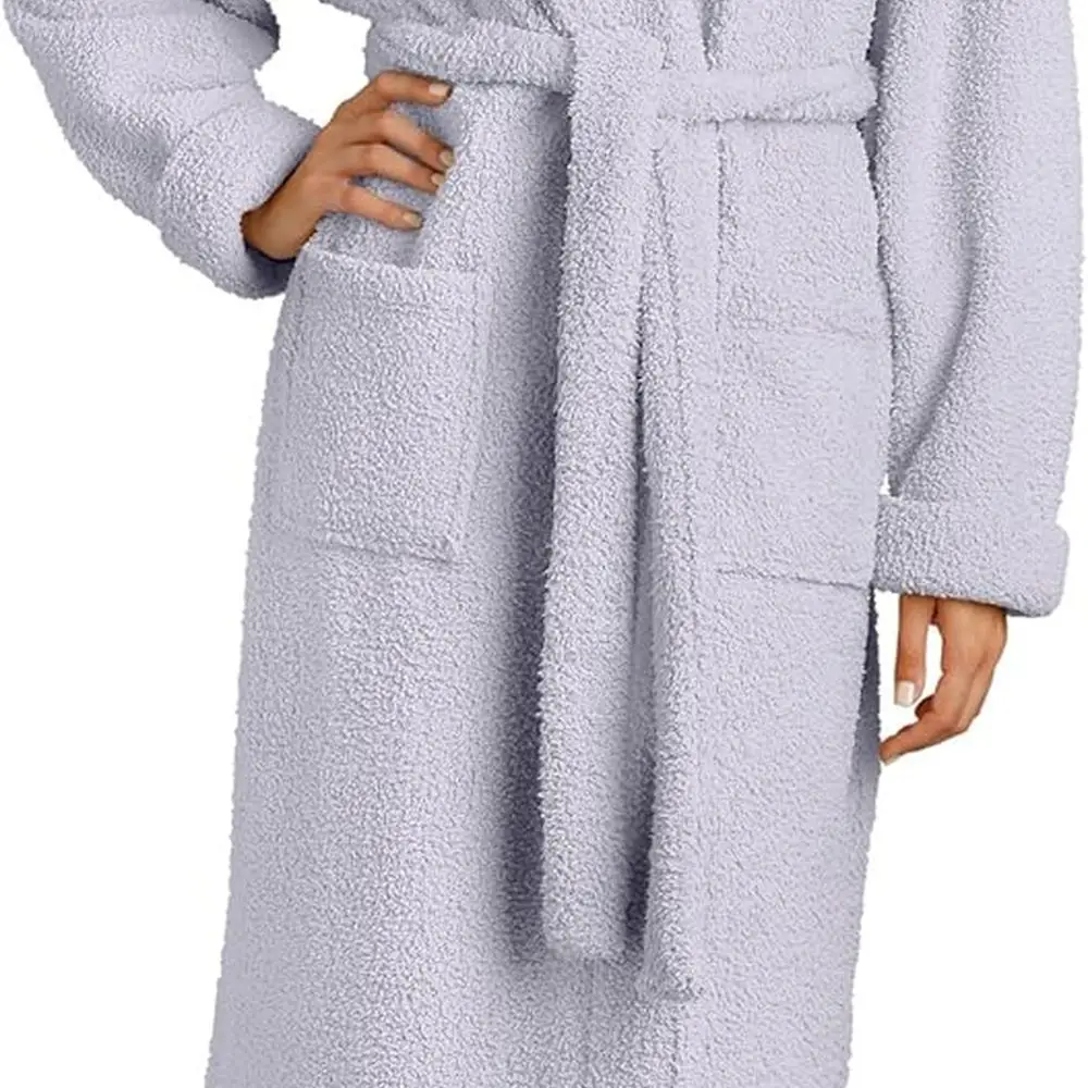 

Флисовый халат из микрофибры | Супер мягкий и теплый | Легкий | Полная длина