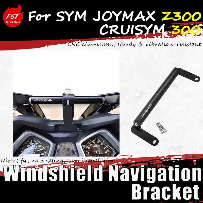 For SYM JOYMAX Z300/CRUISYM 300-specific modification accessories, navigation stand, and mobile phone holder