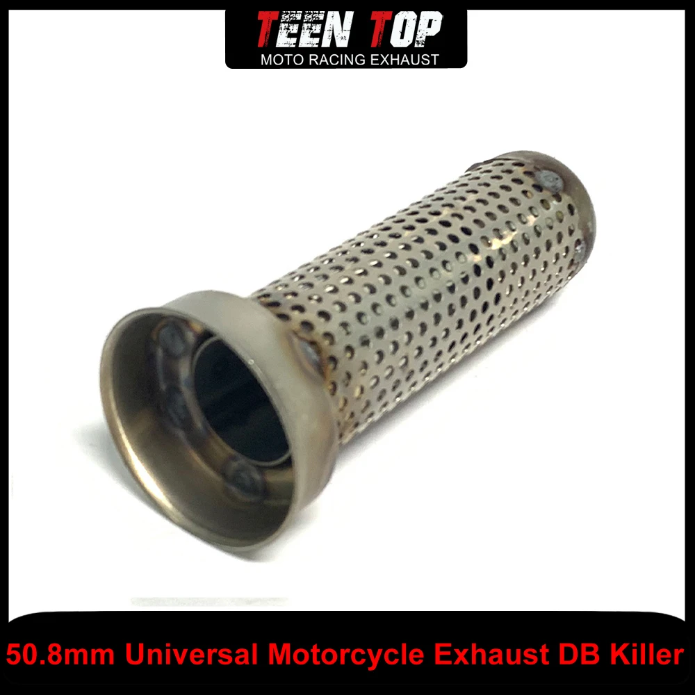 Motorcycle Universal Exhaust Muffler DB Killer 51mm/60.5mm Moto Removable Noise Eliminator Silencieux Sound Reducer