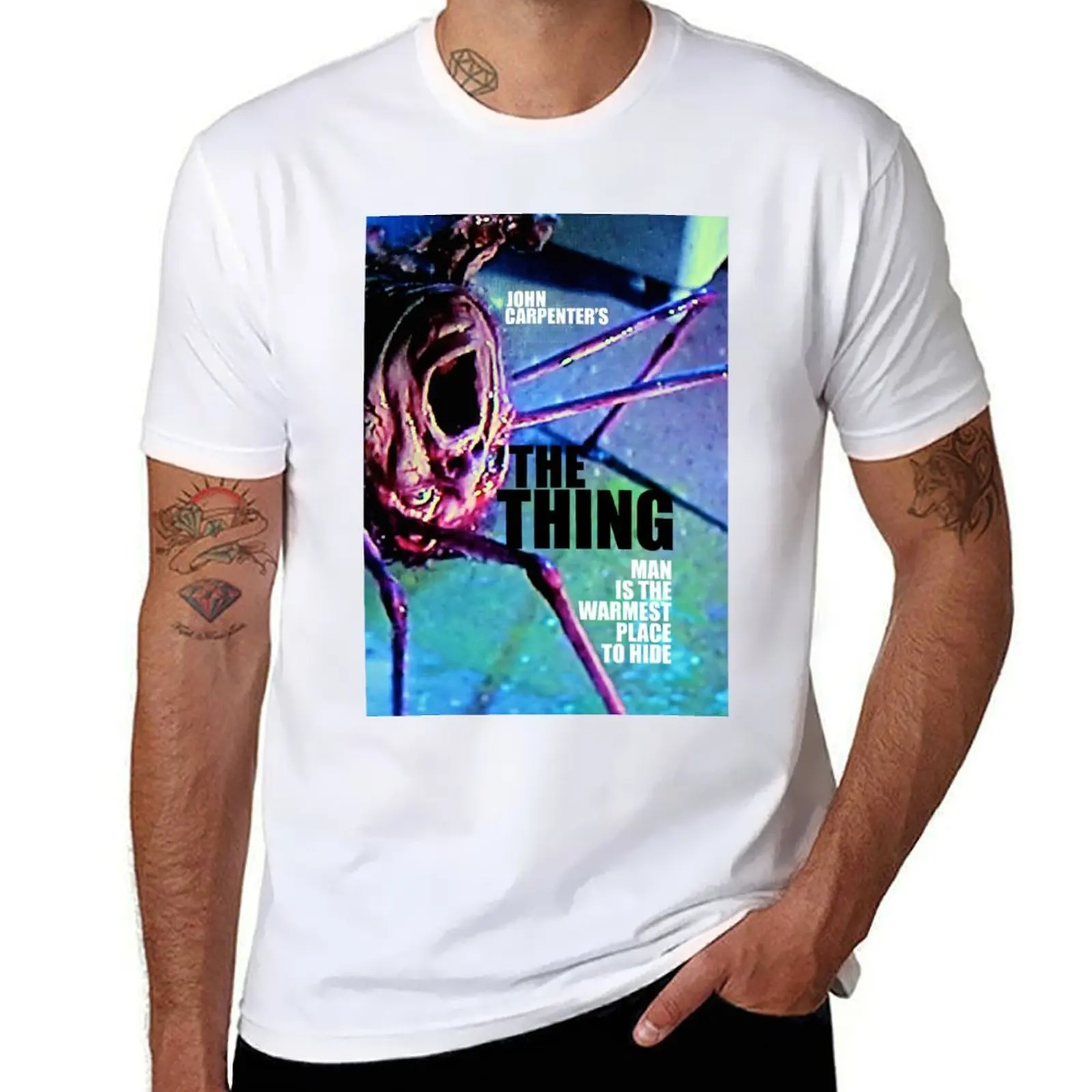 

Футболка THE THING 9, мужская футболка, хлопковая мужская футболка, летняя футболка