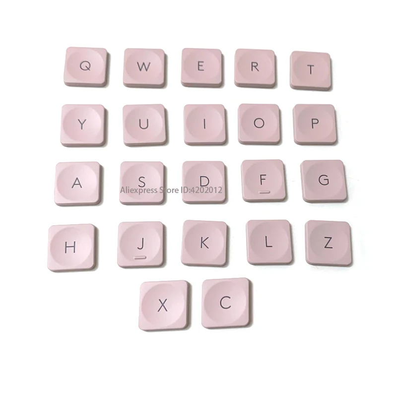 Replacement Keyboard Laptop KEY & Clips For Logitech Craft MX Keys Mini Pink W A S D F J K M L E G N M B V Cap Keycap And Hinge