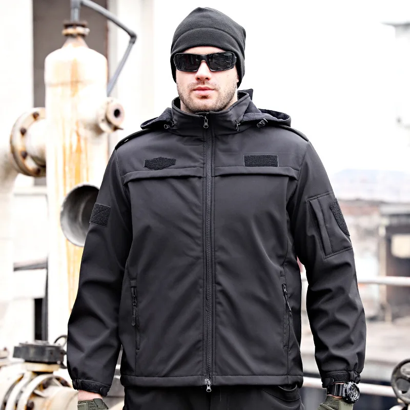 Combat 2024 Hot camouflage men uniform Tactical clothes Sport Clothing Black cotton polyster Hiking Fishing Clothes