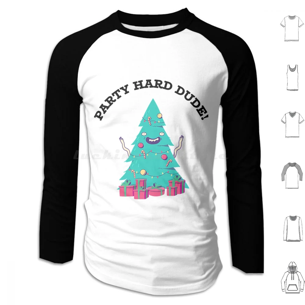 Party Hard Dude Hoodie cotton Long Sleeve Christmas Christmas Decorations Christmas Is Coming Christmas Time Family Han Solo