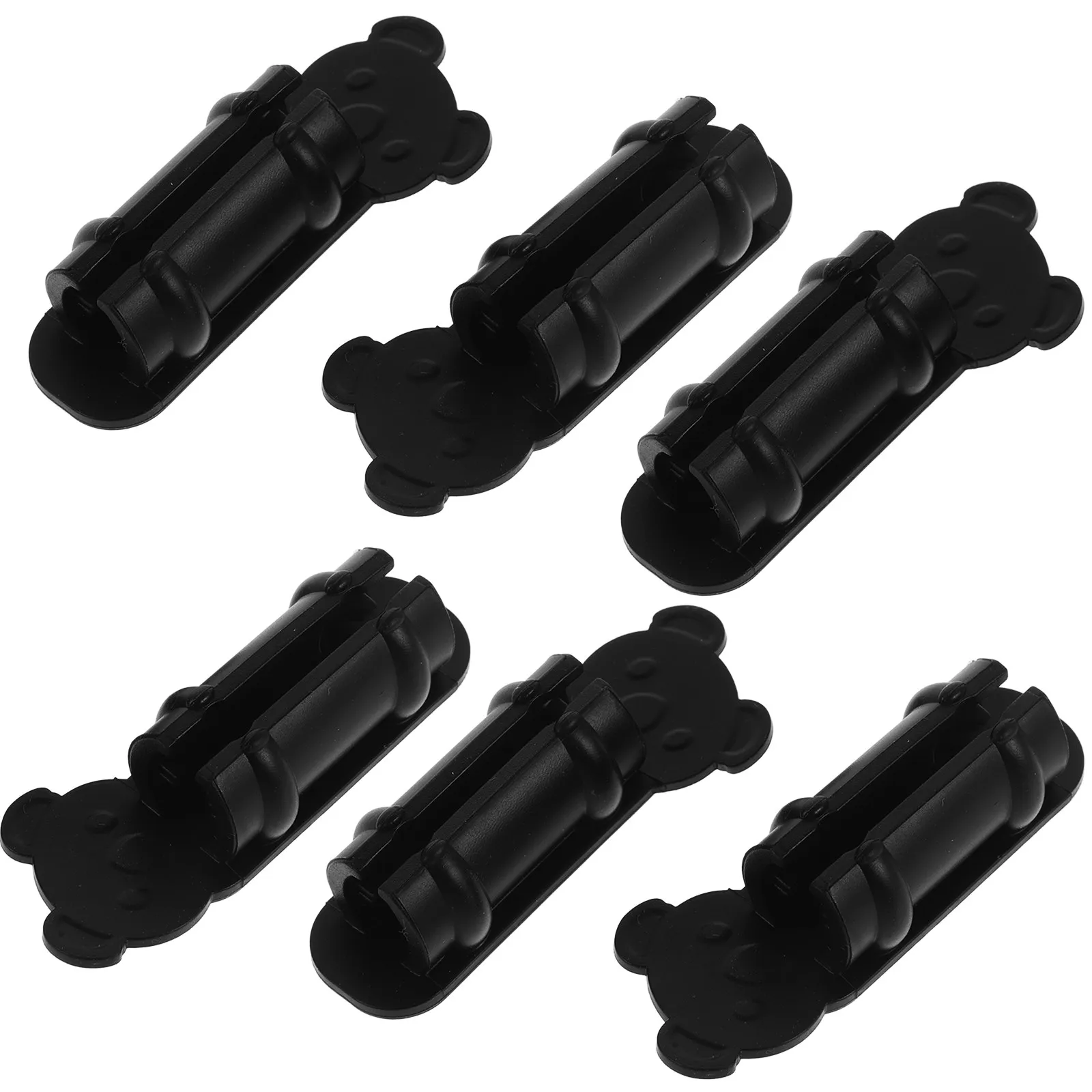 6Pcs Self-Adhesive Pen Holder Clips Silicone Marker Holder for Dry Smooth Surfaces Teachers Nurses Doctors Desk Wall Pen Storage