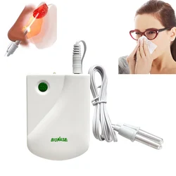 Rhinitis Sinusitis Cure Laser Therapy BioNase Nose Treatment Hay Fever Low Frequency Pulse Massage Nasal Proxy HealthCare Device