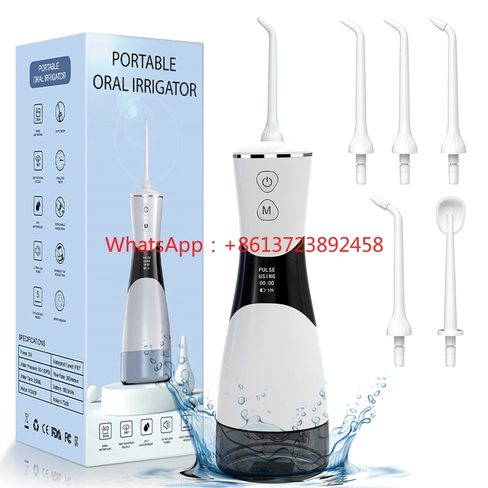 

High Frequency Pulse Flow Electric Waterproof Oral Cleaning Teeth Washing Machine Water Flosser Flusher