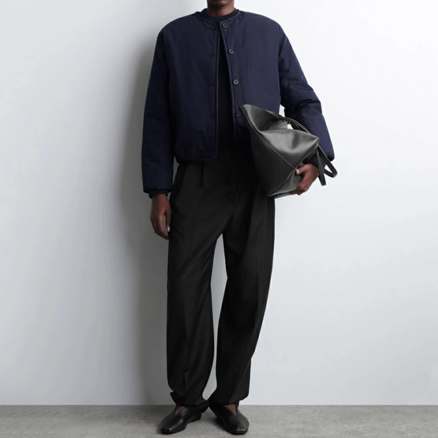 معطف داخلي مستدير Ne Button ملابس خارجية نسائية لشتاء 2025 وصل حديثًا ماركة Z قطع مستقيمة طويلة...