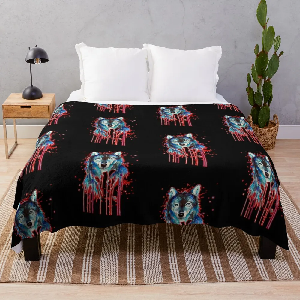 

Zidika wolf Hot Throw Blanket Thins Decorative Sofas anime Blankets