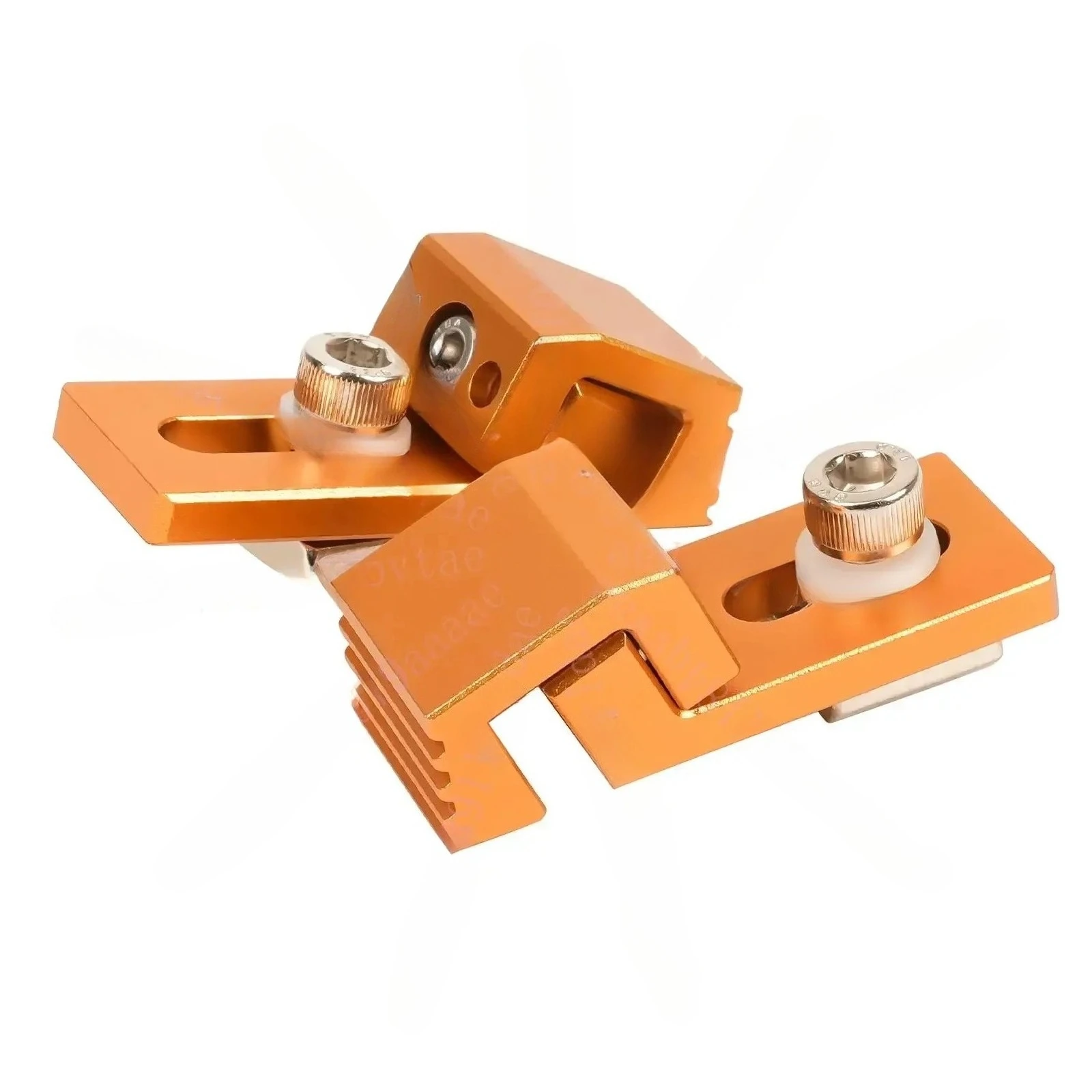 CNC Low Profile Side Clamps 3018 4Pcs Aluminum Tiger Jaw for T-Track Worktable