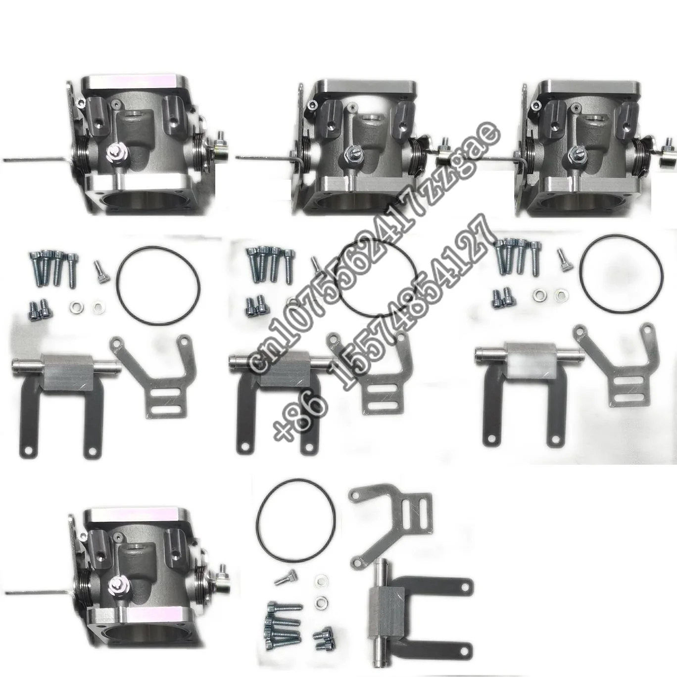 Four FAJS THROTTLE BODY T6-40-4 OBX THROTTLE BODY JENVEY THROTTLE BODY 40/42/45/48/50MM*4