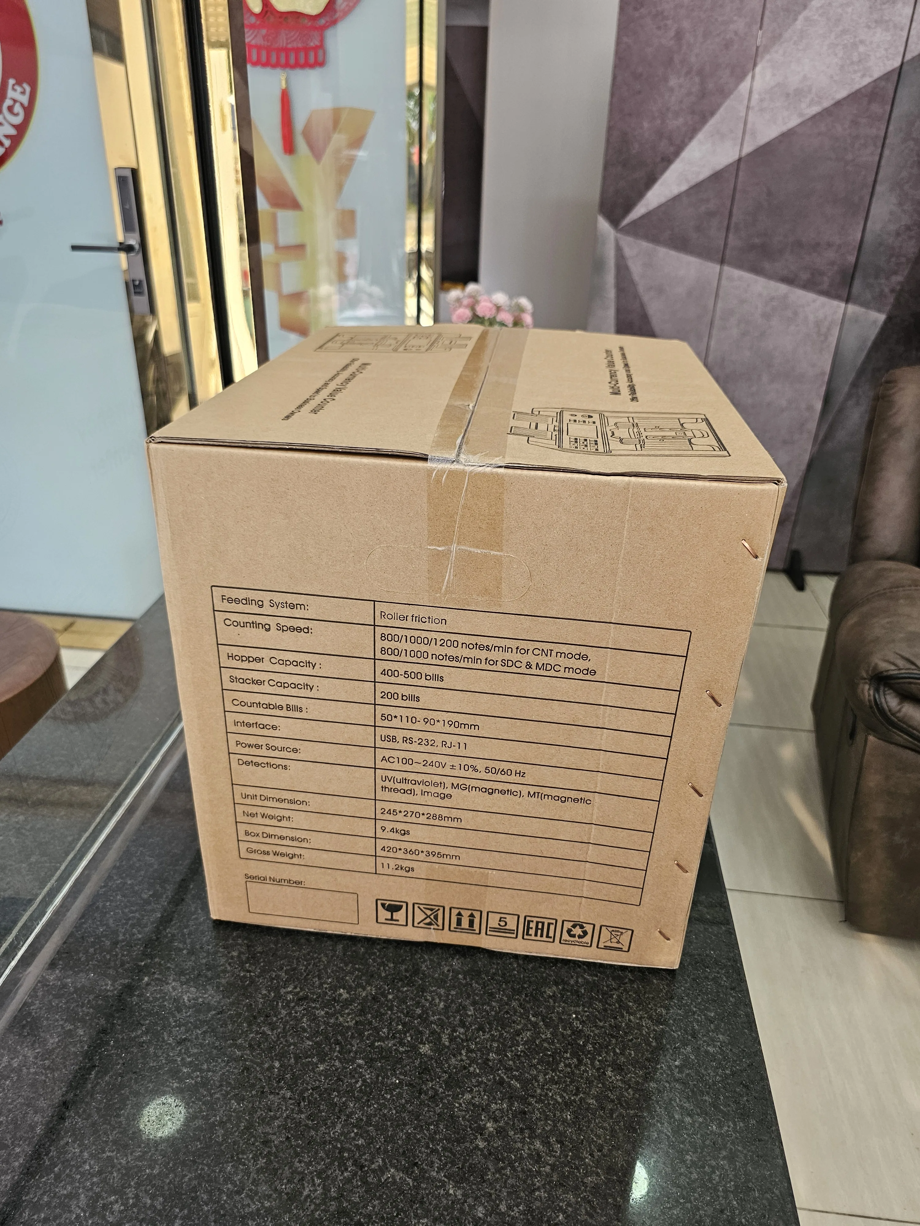 آلة عد النقود المحمولة الأوراق النقدية المال العملات المتعددة مع أفضل الأسعار عملة اليورو المختلطة #6