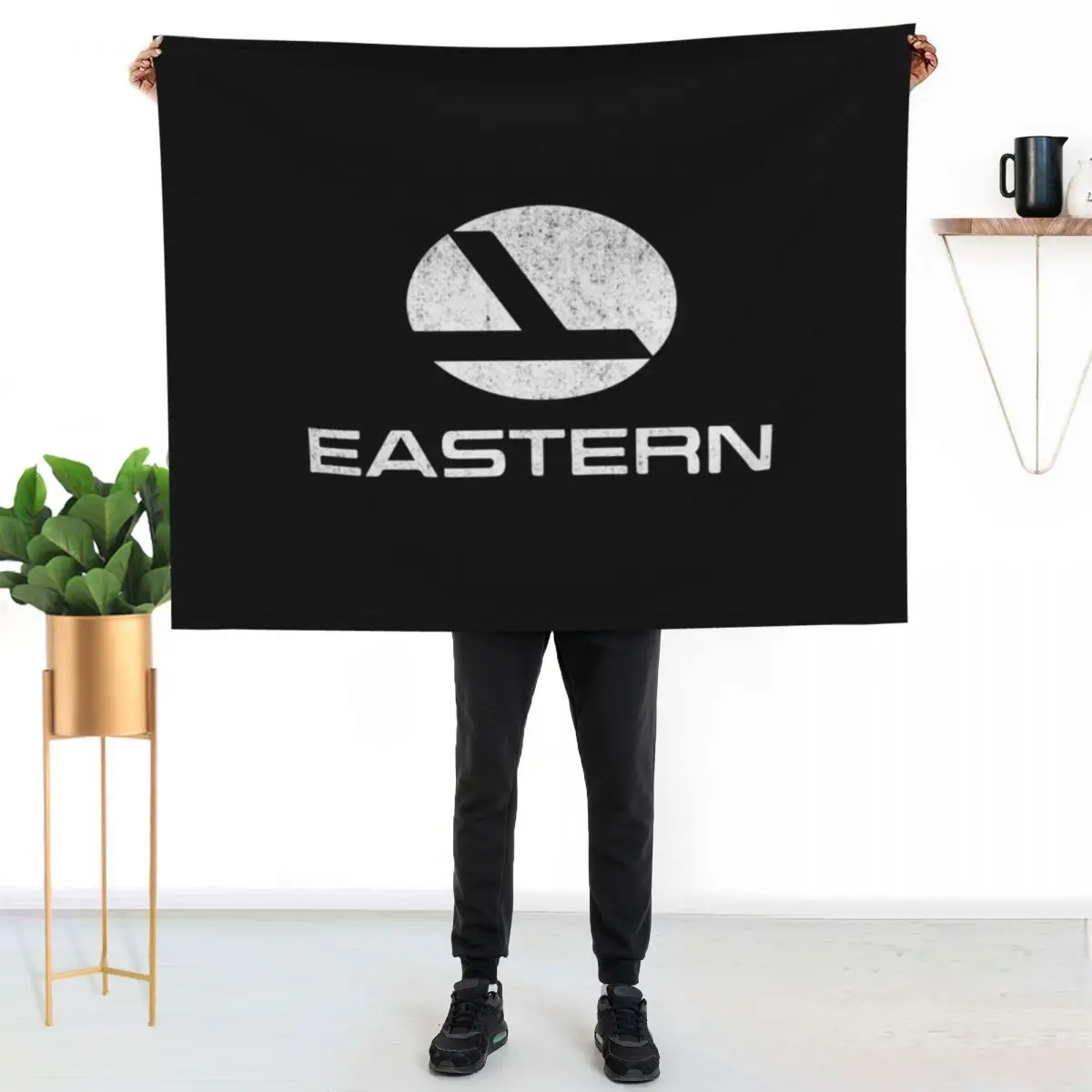 Eastern Airlines vintage logo Classic . Throw Blanket Plaid on the sofa Decorative Beds cosplay anime Vintage Thin Soft Blankets