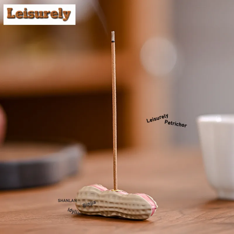 الإبداعية الفول السوداني حامل البخور زن حديقة البخور الشعلات البعوض لفائف حامل كوزة مبخرة طقم شاي صيني لوازم الحرفية