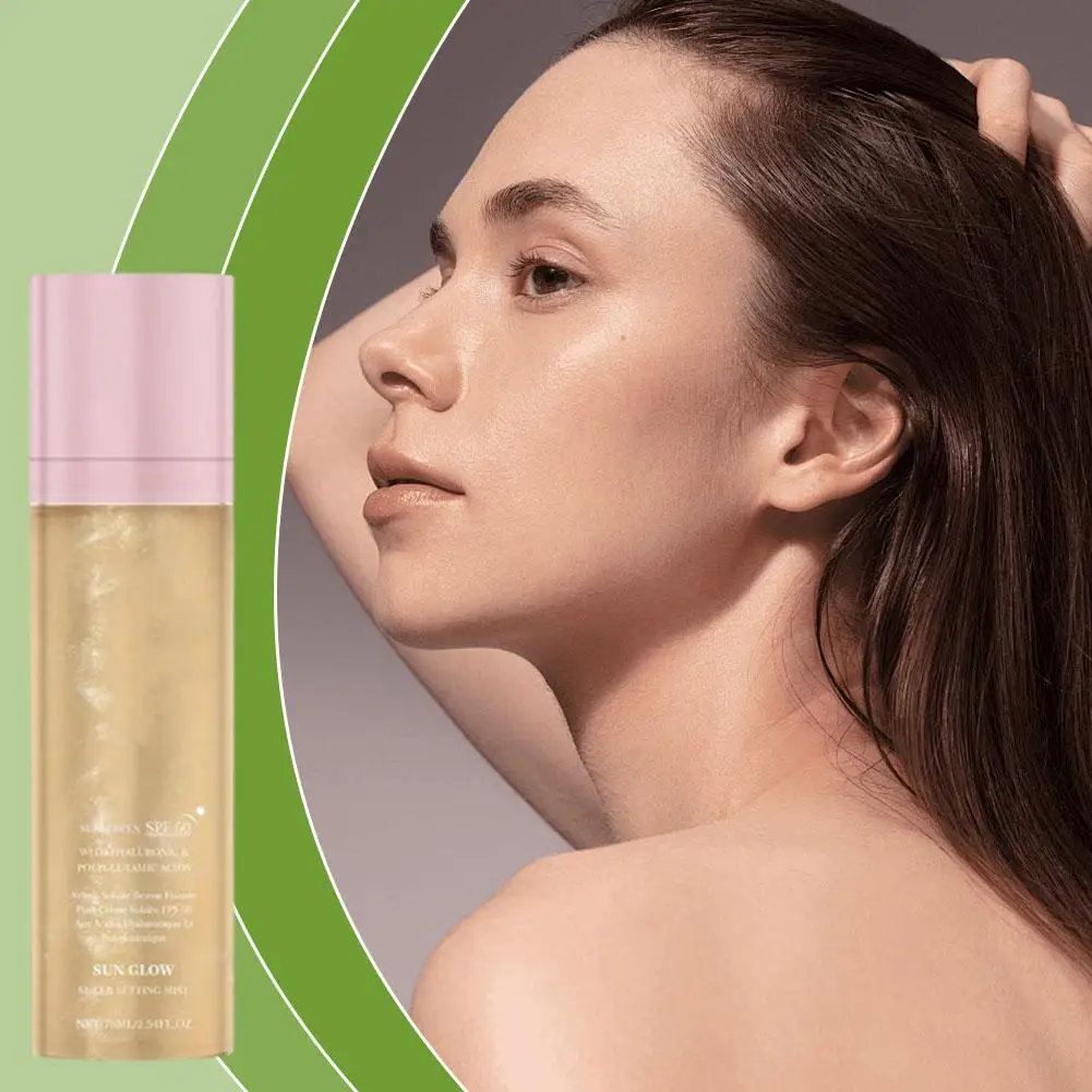 

Spf 50+ Sunscreen Setting Spray Oil Control Long Lasting Fixer Fast Matte Spray Film Waterproof Makeup Hydrating Formation O5X9