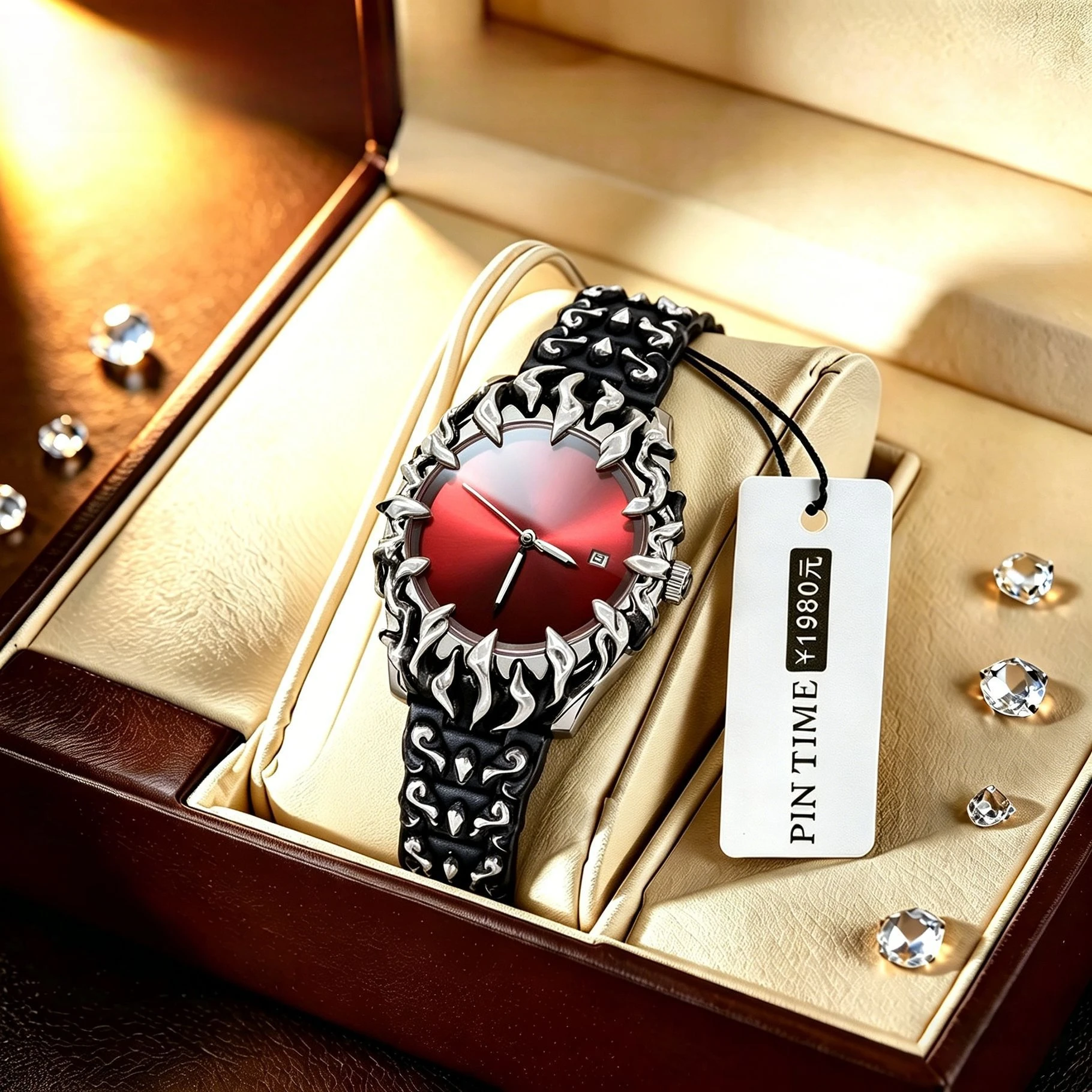 Classic Retro Claw Alabaster Style Y2K Watches for Men European and American Watch Fashion Cool Alien Advanced Ins Niche Design
