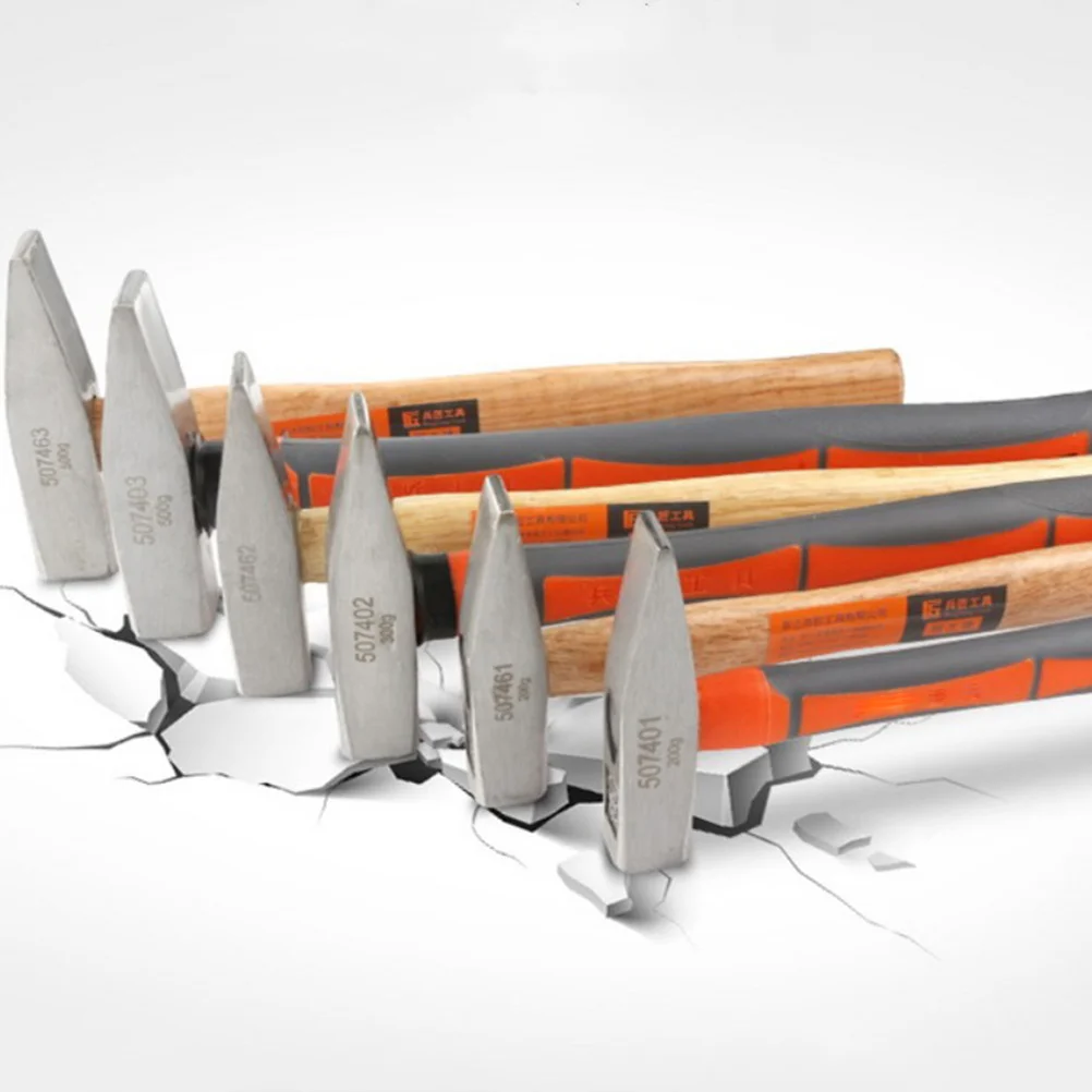 مطرقة حرفية 300 جرام مقبض بلاستيكي فضي لتصنيع المعادن أداة تقليم متقاطعة تستخدم من قبل المهندسين لعمال الصفائح المعدنية