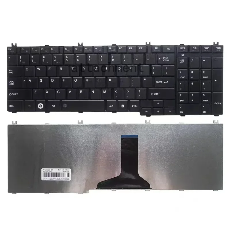 New Russian Keyboard For Toshiba Satellite L655 L655D C650 C655 C655D C660D C660D L650 C670 L650D L755 RU Keyboard Black