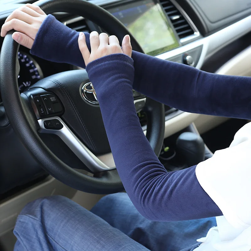 Cashmere Warm Cuff for Women Lengthened Arm Cuff for Autumn and Winter Sleeve for Driving Men Thicker Padded Sleeve Elbow Guard