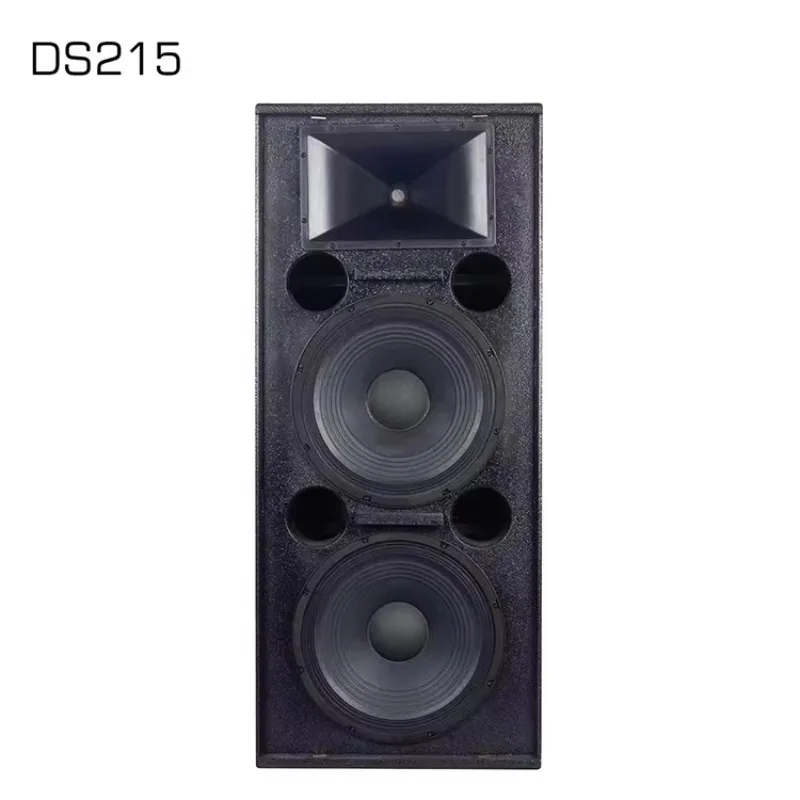 Dual 15 Inch Full Range Passive Speaker High Fidelity Professional Stage Live Performance Audio System