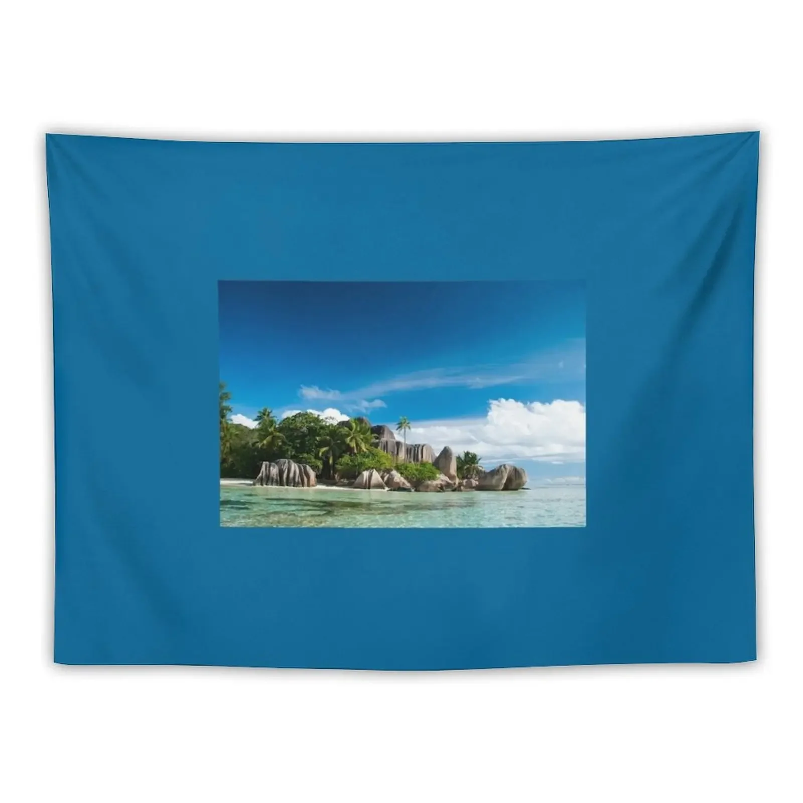 

a colourful Seychelles landscape Tapestry On The Wall Bedroom Decor Aesthetic Wall Decor Hanging Tapete For The Wall Tapestry